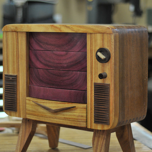 Retro TV Jewelry Box