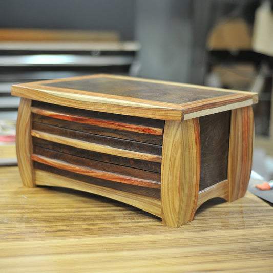 Canary Wood Jewelry Box